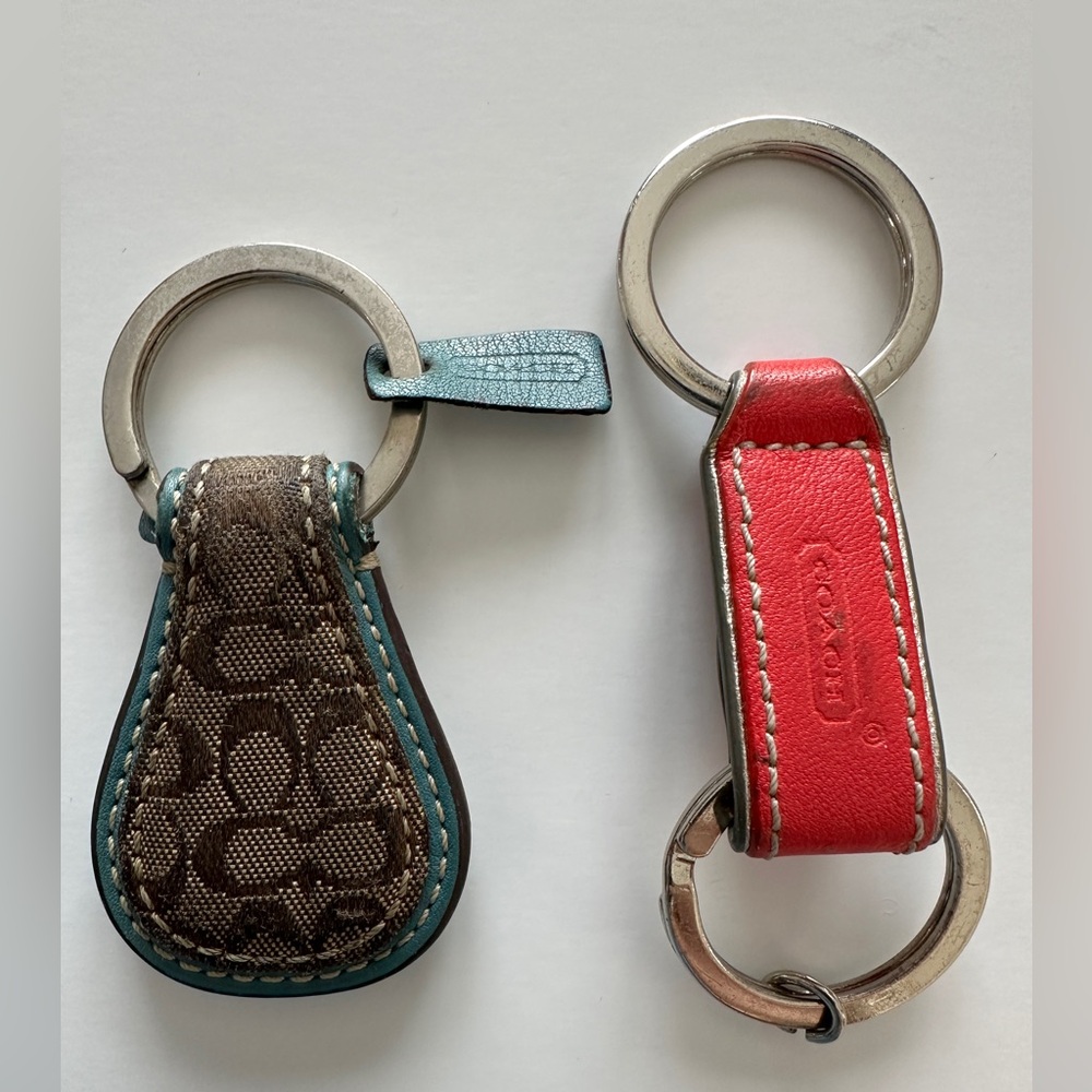 Two COACH Key Rings